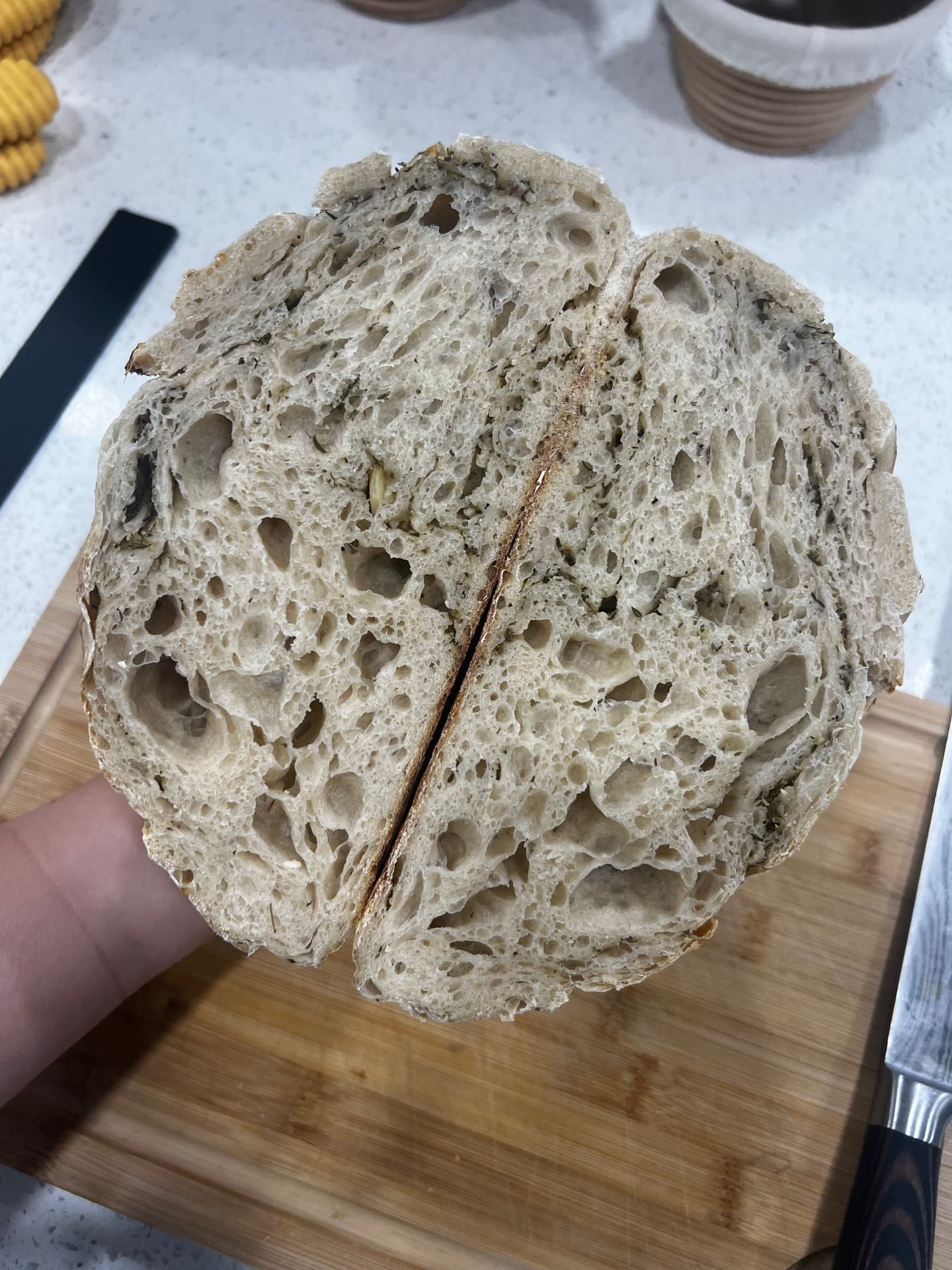 Herbs de Provence & Parmesan crumb